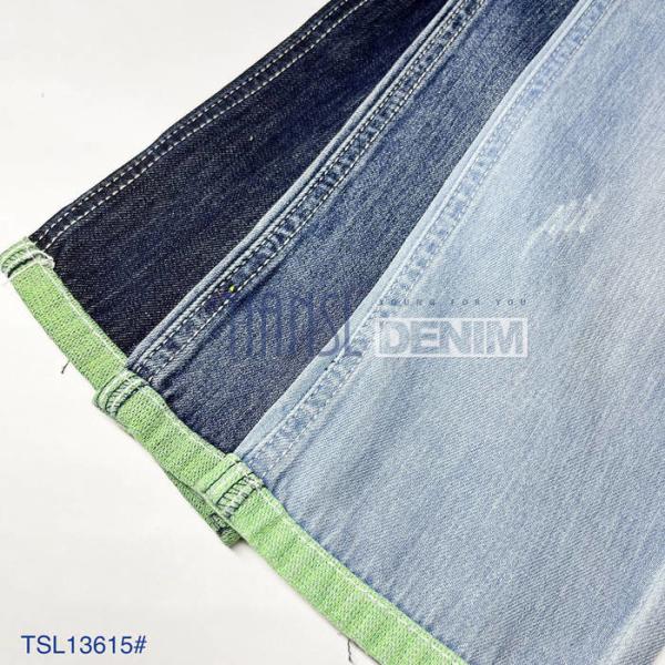 Buy cheap OEM Indigo Grey Cotton Denim Fabric For Jeans 325gsm from wholesalers