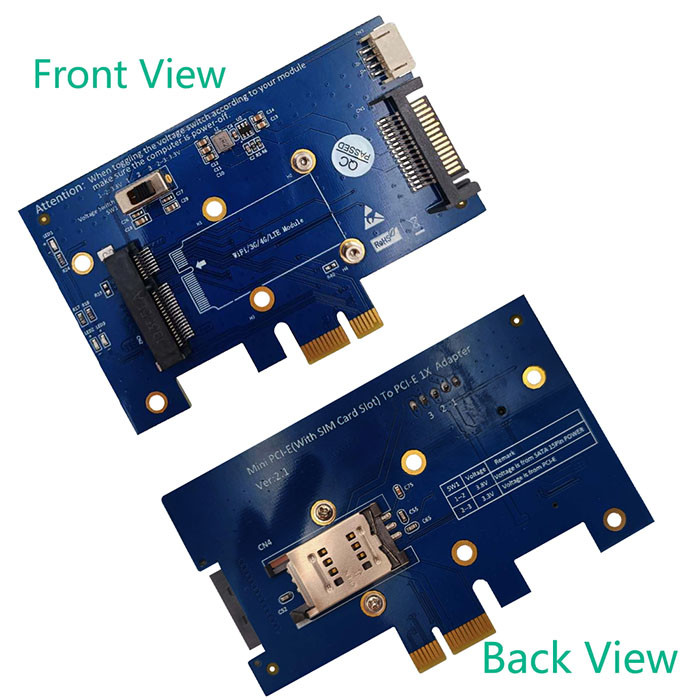 3OZ WWLAN PCIE PCI Express Adapter 3G CDMA PCIE 1x Adapter