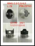 DM100 13216-1120 3AE1 78MM Piston 1121112310 6M61 ME133179