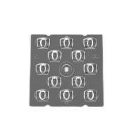 Buy cheap ROHS SMD3030 PC LED Spot Lens , 12 In 1 50x50mm Square Light Lens product