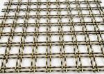 Decorative Cabinet Architectural Steel Mesh Antique Brass 5mm Thickness