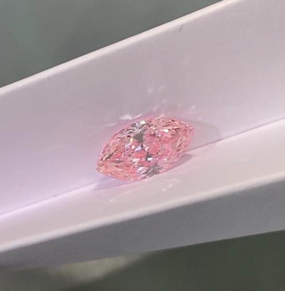 Buy cheap Marquise Cut Laboratory Grown Diamonds Pink 1-1.7ct For Jewelry Decorations from wholesalers