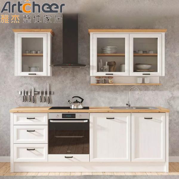 Buy cheap Outdoor and Bedroom Kitchen Cabinets with PVC Membrane Door Panel Surface Treatment from wholesalers