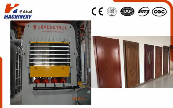 Buy cheap Embossed Door Skin Hydraulic Hot Press Machine programmable PLC Controlled from wholesalers
