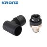 Buy cheap Professional M12 Connector Rated Current 4A Brass Contact Surface Black Housing Material from wholesalers