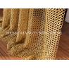 Buy cheap Gold Color Wm Serie Chainmail Ring Mesh Curtain For Architectural Design from wholesalers