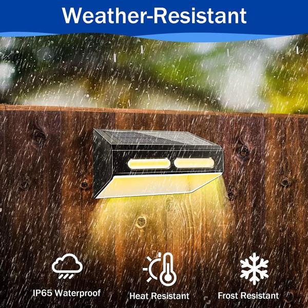Buy cheap Waterproof Decorative Solar Fence Light 150mA Constant Bright Wall LED Garden 5V from wholesalers