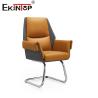 Buy cheap Fashionable Orange Leather Office Chair with Comfortable Seat Cushion and Backrest from wholesalers