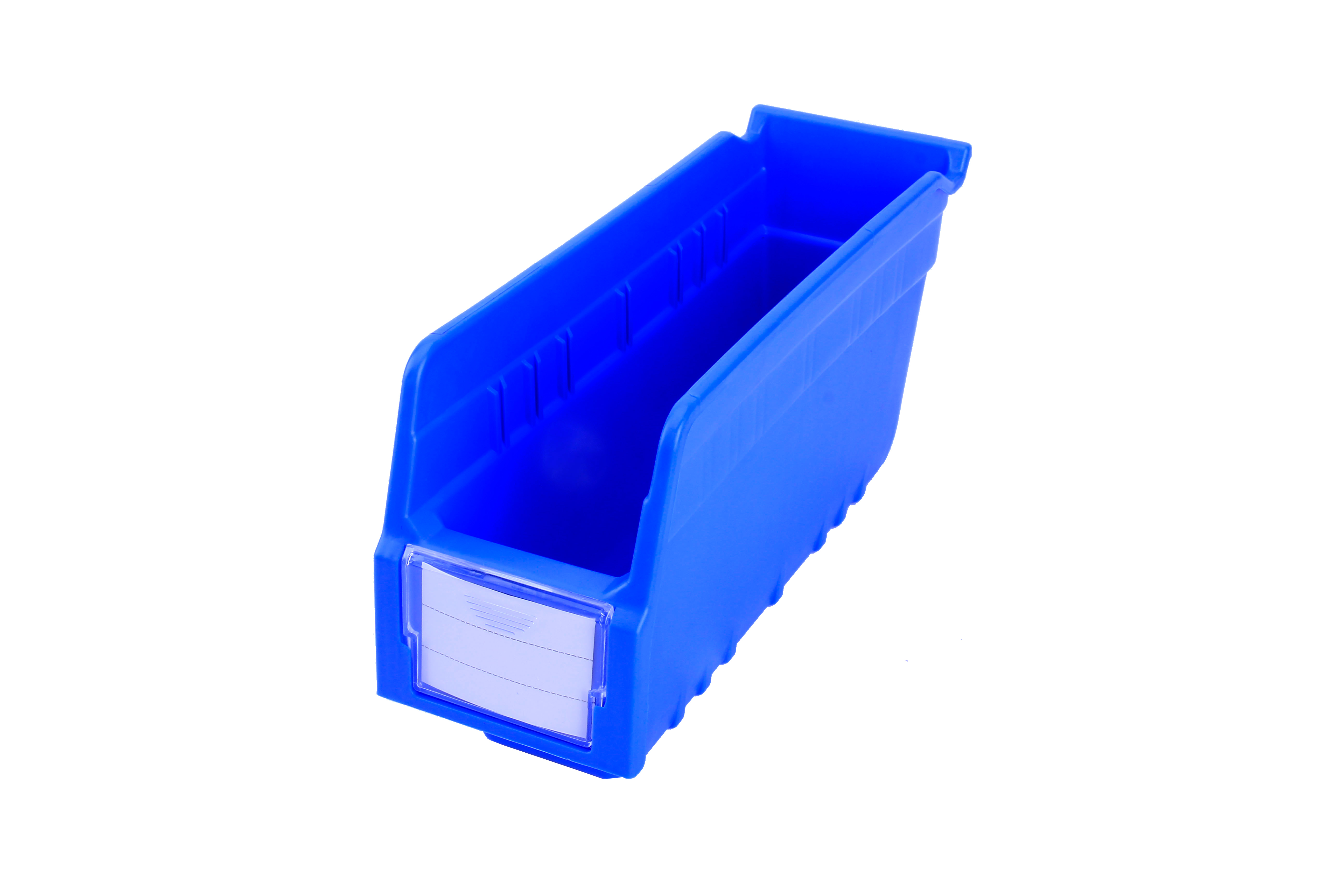 Solid Box Warehouse Rack for Plastic Parts Storage and Nestable Plastic Shelf Bin