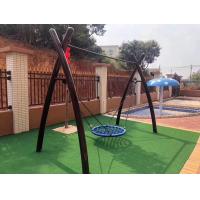 Buy cheap Eco Safe Wood Commercial Outdoor Play Equipment Playground Swings For Adults product