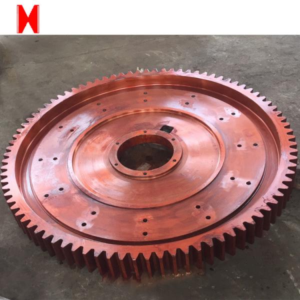 Buy cheap Anti Rust Ball Mills Speed 1000mm Large Steel Spur Ring Gear from wholesalers
