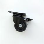 Custom Small Furniture Light Duty Caster Wheels 55mm Red Black Blue