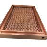 Buy cheap Customized Specification AISI 201 304 316 Rose Gold Stainless Steel Grid Mesh from wholesalers