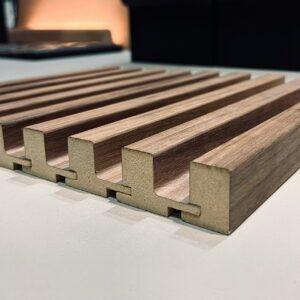 Buy cheap 9mm PET Acoustic Slat Wood Wall Panels for Concert Venues from wholesalers