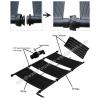 Buy cheap Black Outdoor Plastic Solar Swimming Pool Heaters UV Stable High Efficient from wholesalers