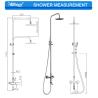 Buy cheap 304 316 Brushed Nickel Bathtub Faucet Shower Adjustable Height from wholesalers