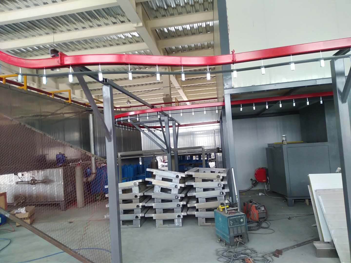 Environmental Protection Automatic Powder Coating System Long Lasting