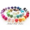 Buy cheap 0.8 Inch Felt Handicraft Wool Balls For Felting And Garland 30 Colors from wholesalers