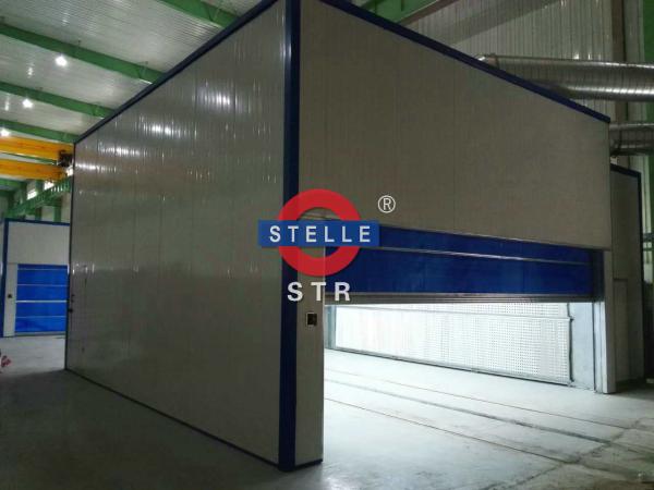 Buy cheap Temporary Truck Spray Paint Booth / Car Spraying Oven Full Downdraft Design from wholesalers