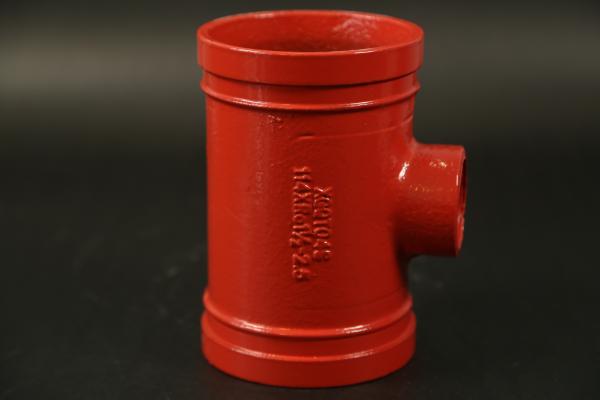 Buy cheap XGQT04-114xRc1 ½-2.5 Ductile Iron Tee Grooved for Piping System from wholesalers