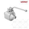 Buy cheap MNPT 2 Piece Ball Valve Welding Forged 2PC High Pressure 3/4'' Hard Seal Float Ball Valve 1500LB metal to Metal Seat from wholesalers