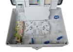 16 Ports Fiber Optic Termination Box , FTTH PLC Fiber Optic Splitter Box