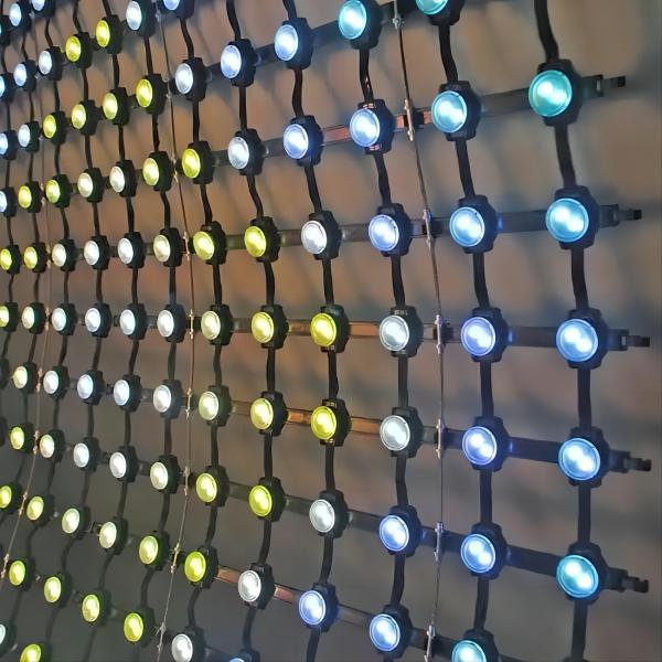 Buy cheap Outdoor Flexible LED Mesh Curtain High Brightness High Refresh Rate from wholesalers