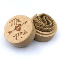 Buy cheap Cylindrical Rainproof Wooden Box Packaging Ultraportable Recycled product
