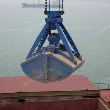 Buy cheap Electro Hydraulic Clamsheel Grab Bucket Leak Proof Grain Grab from wholesalers