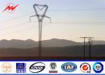 Polygon Galvanized Electricity Steel Utility Pole For 115kv Overhead Transmissio