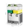 Buy cheap Commercial 12L*2 Juice Dispenser 2 Tanks Professional Stainless Full Automatic from wholesalers