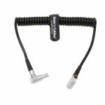 2 Pin Right Angle Coiled Twist Cable Power Teradek Bond ARRI Alexa Camera