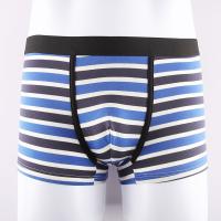 Buy cheap 95% cotton Mens Striped Cotton Stretch Men Briefs Boxers Underwear product