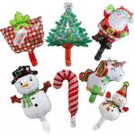 Wholesal 2022 New Christmas Foil Balloon Elk Snowman Santa Claus Christmas Party
