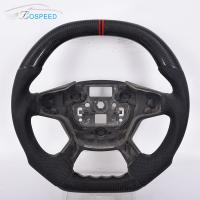 Buy cheap Perforated Leather Ford Carbon Fiber Steering Wheel Sports Plain Weave product