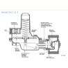 Buy cheap Sensus Model 243-12 High Flow Propane Regulator 125psi Pressure Reducing Valve from wholesalers