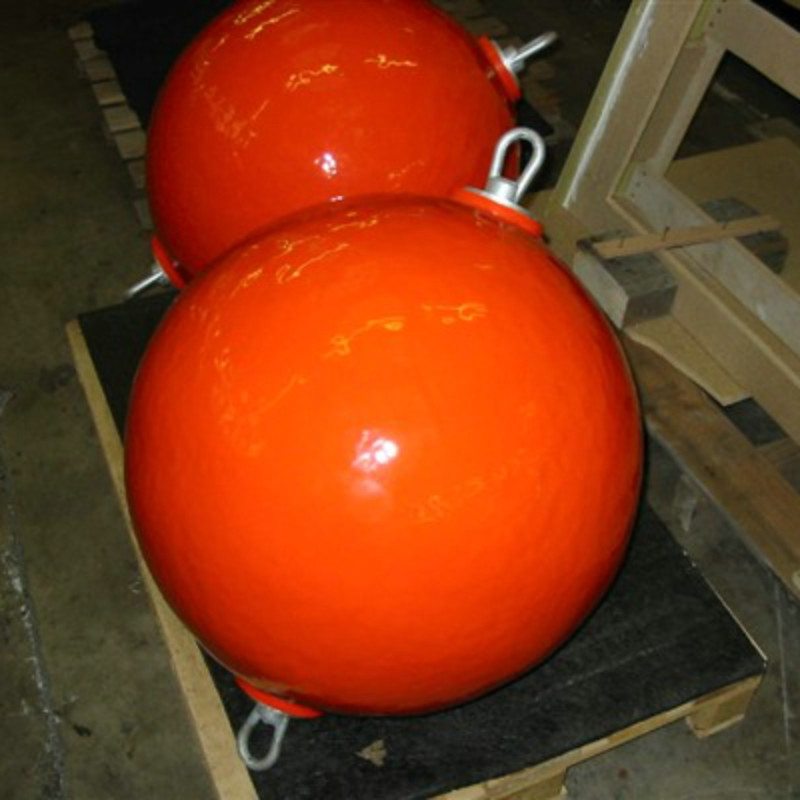 BV Chain Through Buoy for Ship Berthing Polyurethane Reinforcement Mooring Buoy