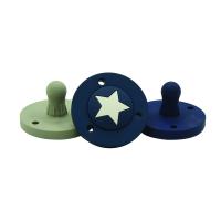 Buy cheap Soft Elastic Sanitary CPSIA Baby Teething Pacifier Laser Printed Logo product