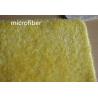 Buy cheap 40 * 60 Cm Yellow Beautiful Microfiber Dust Mop Fleece Bathroom Anti - Skid Rubber Mat from wholesalers