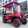 Buy cheap Red Modern 4 Seater Golf Cart for Family Outings and Group Tours Ground clearance 235mm from wholesalers