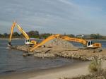 30 Ton EX200 Excavator Spare Parts Customized 23m Long Reach Boom For Excavator