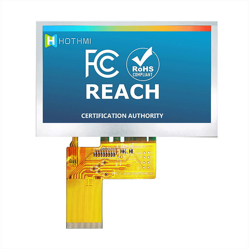 800x480 LVDS 4.3 Inch TFT Display Sunlight Readable TFT-H043A13SVIST6N40