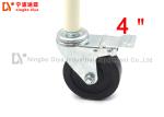 ESD Medical Industrial Caster Wheels Square Stem Type with Brake Caster
