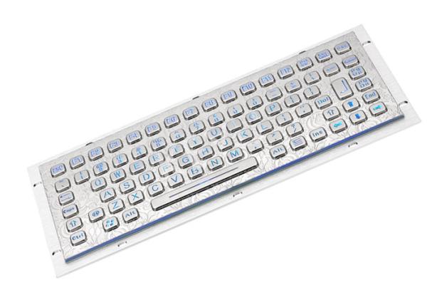 Buy cheap Metal Blue Illumination Industrial Mini Keyboard For Military Outdoor PC from wholesalers