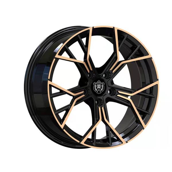 Buy cheap Gloss Black Color And Machine Face Forged Aluminum 21 inch wheel for cars from wholesalers