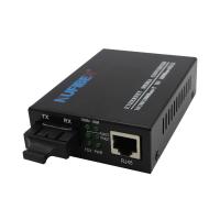 Buy cheap Multimode 10 100 1000Base TX FX Media Converter Gigabit Ethernet Media Converter product