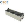 Buy cheap 100 Base - T Shielded RJ45 Modular Jack 1 * 3 Ports For Mobile Communication / Television from wholesalers