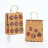 Buy cheap 300GSM Kraft Paper Carrying Shopping Bags Gravure Printing With Handles from wholesalers