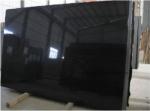 Buy cheap Pure Black Mongolia Granite Stone Slabs Polished Surface Finishing from wholesalers