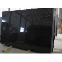 Buy cheap Pure Black Mongolia Granite Stone Slabs Polished Surface Finishing product